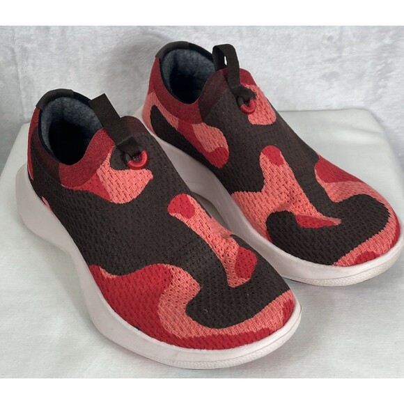 allbirds Shoes - Allbirds Tree Dasher Relay Sneakers Shoes Bloom Coral Red Camo Women's Size 7.5
